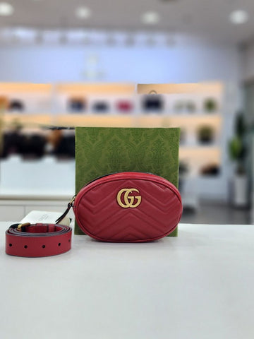 GUCCI マーモント マトラッセ ベルトバッグ 476434 154503491