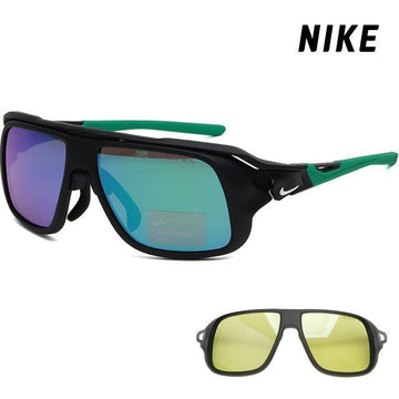 Nike Sunglasses EV24001 011 Two Lens Day Night Golf Riding Sports Men 150430509