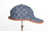 GUCCI Denim Leder Baseballcap M(58) 154503520 [P]