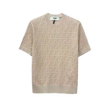 Fendi Wool Silk Women's Short Sleeve Knit 154504303