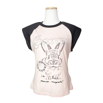 Ganni Pink Rabbit Raglan T-Shirt 66 154504808