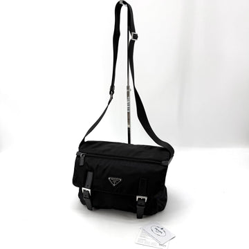 Prada Nylon Triangle Logo Messenger Bag Crossbody 1BD671 154505845