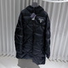 PRADA (S+/3XL) / 三角ロゴ キルティング ナイロン ロング パディング ジャケット 未使用 154508542 [P]