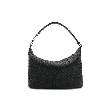 Bottega Veneta Intrecciato Small Shoulder Bag Black V3UN1 1275 72534460
