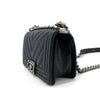 CHANEL Caviar Chevron Boy Bag Small Shoulder Bag 154518626 [P]