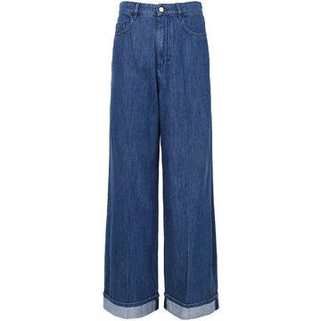MAXMARA Weite Denim-Hose Lupino 002 154519545
