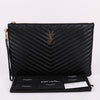 SAINT LAURENT Matelassé Clutch mit goldener Schnalle 440222 154519775 [P]