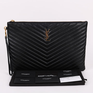 SAINT LAURENT マトラッセラージクラッチバッグ440222 154519775