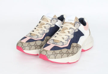 GUCCI ピンクソール スニーカー 38(250) 154520097