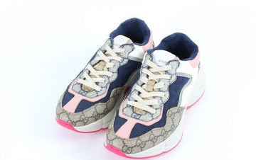 Gucci Bright Pink Sole Sneakers 34(210) 154520186