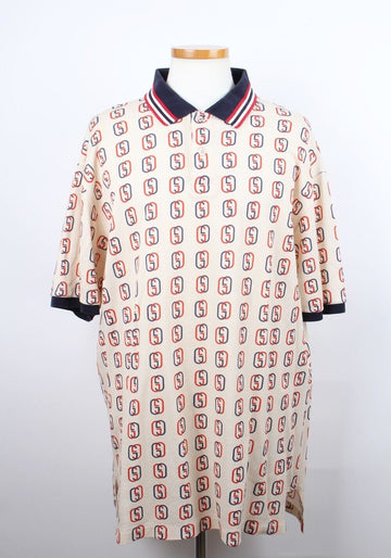 Gucci Horsebit Print Cotton Polo Shirt XL 154524405