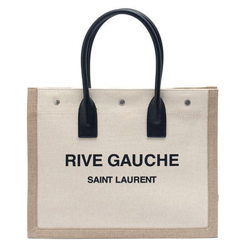 SAINT LAURENT リブゴシリネン トートバッグ 52955777
