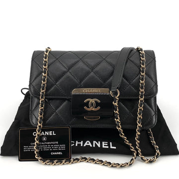 CHANEL ラムスキン ビューティロック フラップバッグ ショルダーバッグ スモール 154526418