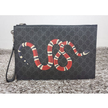 GUCCI GG Supreme Snake Clutch 12345 154526444