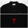 AMI Heart Logo Short Sleeve Polo Shirt 97370178 [P]
