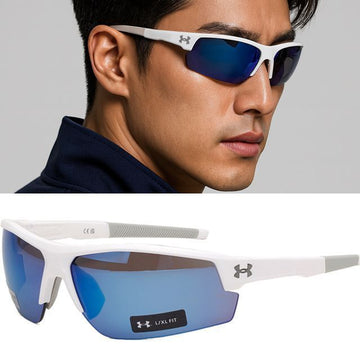 UNDER ARMOUR サングラス UA SKILLZ G HYMW1 ブルーミラー 陸上 ゴルフ テニス スポーツゴーグル 146926096
