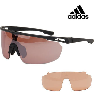 ADIDAS Sport Sonnenbrille Wechselgläser Quadratisch Marathon Fahrrad Goggles 02U 145204161