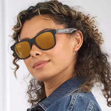 ADIDAS Sonnenbrille OR0060F 02G Mirror Unisex Fashion Big Logo Asian Fit 60876663