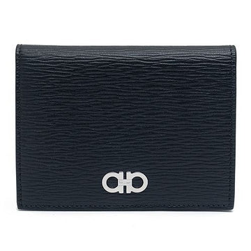 SALVATORE FERRAGAMO カードホルダー 66-1073 NERO/RED 753629 40753832