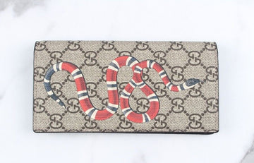 GUCCI Schlange Geldbörse Braun S 154577191
