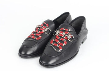 GUCCI Snake Horsebit Leder Slipper 4.5 (235) 154577412