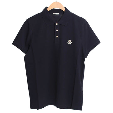 Moncler Logo Patch Polo Shirt Navy L10918A00026 84556 77X 154580212