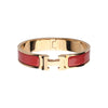 Hermes Rose Gold Coral Click H Bracelet PM 36924-2 154584265 [P]