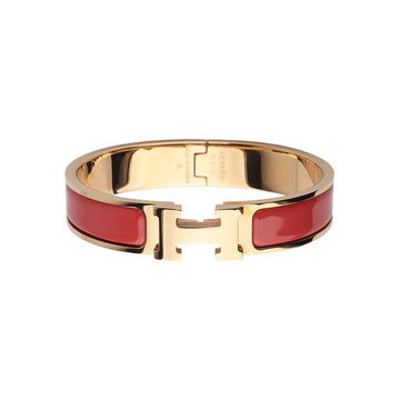 Hermes Rose Gold Coral Click H Bracelet PM 36924-2 154584265