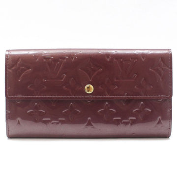 Louis Vuitton Monogram Vernis Sarah Wallet Long Wallet M91521 154587800