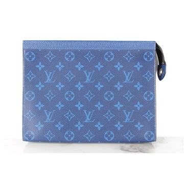 LOUIS VUITTON ポシェット・ボヤージュ クラッチ ブルー MM 154590682