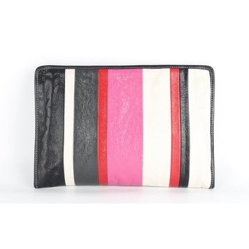 Balenciaga Limited Edition Bazaar Stripe Clutch 154591167