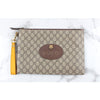 Gucci GG Supreme Jaguar Gold Clutch Bag 154602550 [P]