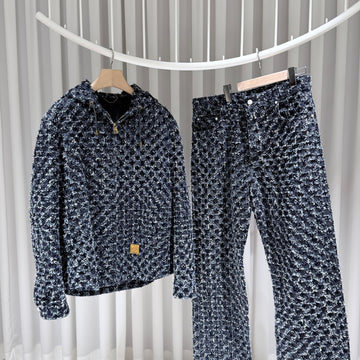 LOUIS VUITTON (S/50,32) / 新作フロックドモノグラムデニムセットアップ 154607192