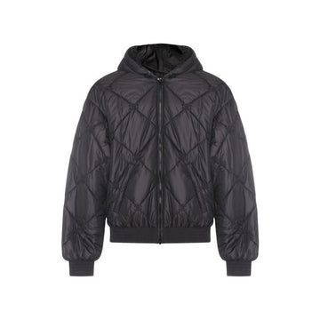 CELINE Quilted Hooded Bomber Jacket Schwarz 154442967