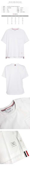 THOM BROWNE ポケットボックスTシャツ ホワイト 100 153588672 [P]