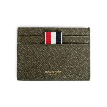 Thom Browne Pale Grain Three-Stripe Lining Card Holder Dark Green MAW020L 00198 320 153588654