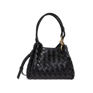BOTTEGA VENETA パラシュート スモール ショルダーバッグ ブラック 796569 VCPPT 1019 153589157