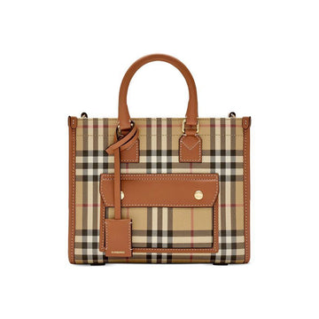 BURBERRY ミニフレヤビンテージチェックトートクロスバッグ 153589176
