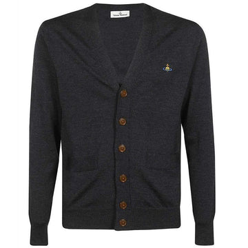 VIVIENNE WESTWOOD Vネックカーディガン ヴィンテージブラック 2701000D Y0006 P411 153209281