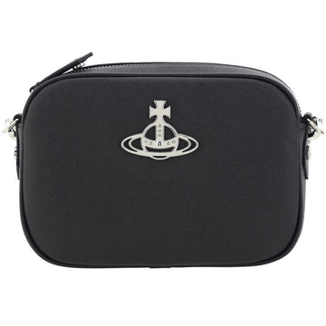 Vivienne Westwood ORB Logo ANNA Camera Bag Black 48020003U S000B N401 153208949