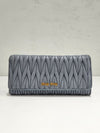 MIU MIU フラップレザー長財布5MH109 154615679 [P]