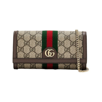GUCCI 26SS GG Ophidia Ketten-Wallet-Crossbody-Beige 8745 153210922