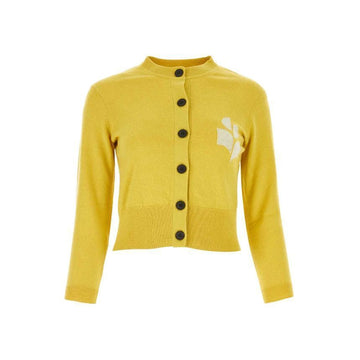 Isabel Marant NEWTON Logo Cardigan Sunflower CA0040FA A1X05E 10SR 153211106