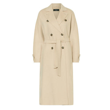 MAXMARA ベルテッドウールコート サンド 2415011031 031 153212706