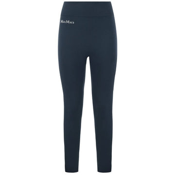 MAXMARA 24SS LAMA Logo Leggings Dunkelblau 2419811011 004 153212699