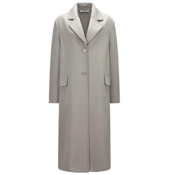 MaxMara Single Coat in Cream 2419901011 001 153212686