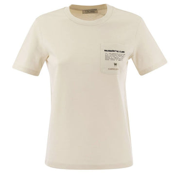 MAXMARA ロゴ刺繍ポケットTシャツ 153212689
