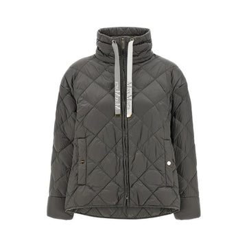 MaxMara Drawstring Quilted Padding Jacket Dark Grey 2619481114 089 153212652