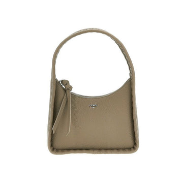 Fendi Metal Logo Mini Pendens Tote Bag Brown 152242116