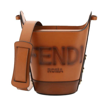 FENDI エンボスロゴバケットバッグ ブラウン 152242114